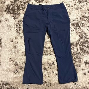 Columbia women’s synthetic capri pants size 2 gray blue outdoors hiking